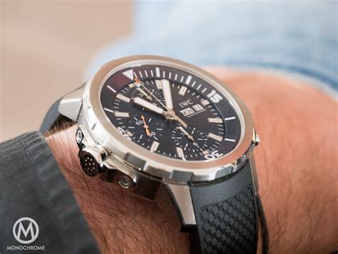 iwc aquatimer chronograph review 2014|iwc aquatimer chronograph cousteau divers.